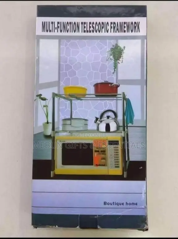 2 Layer Kitchen Microwave Shelf Rack