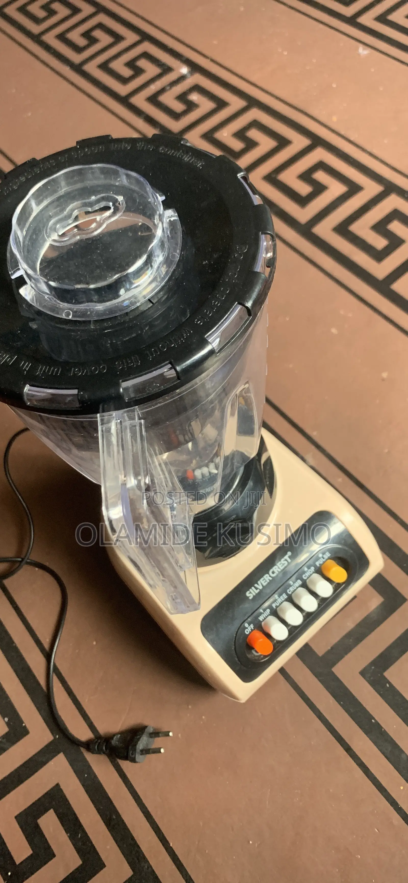 Silver Crest Blender