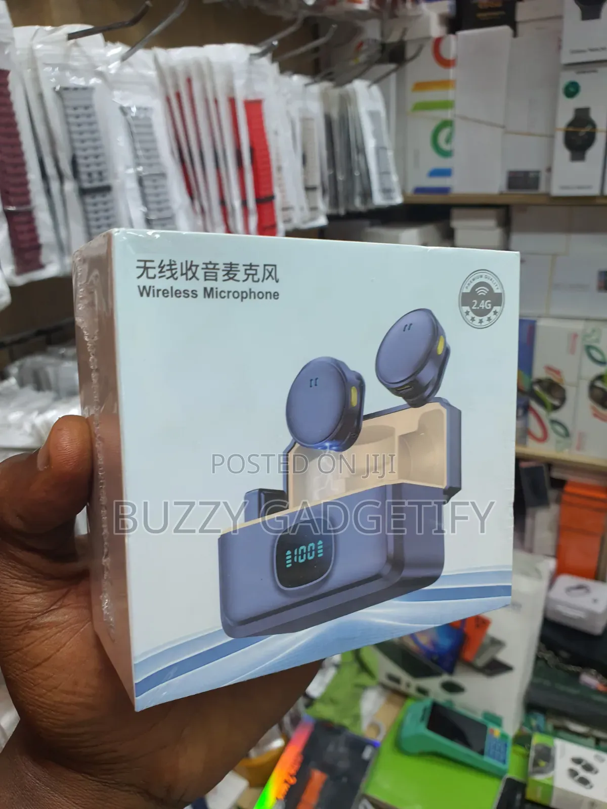 2.4G Dual Wireless Lavalier Microphone System