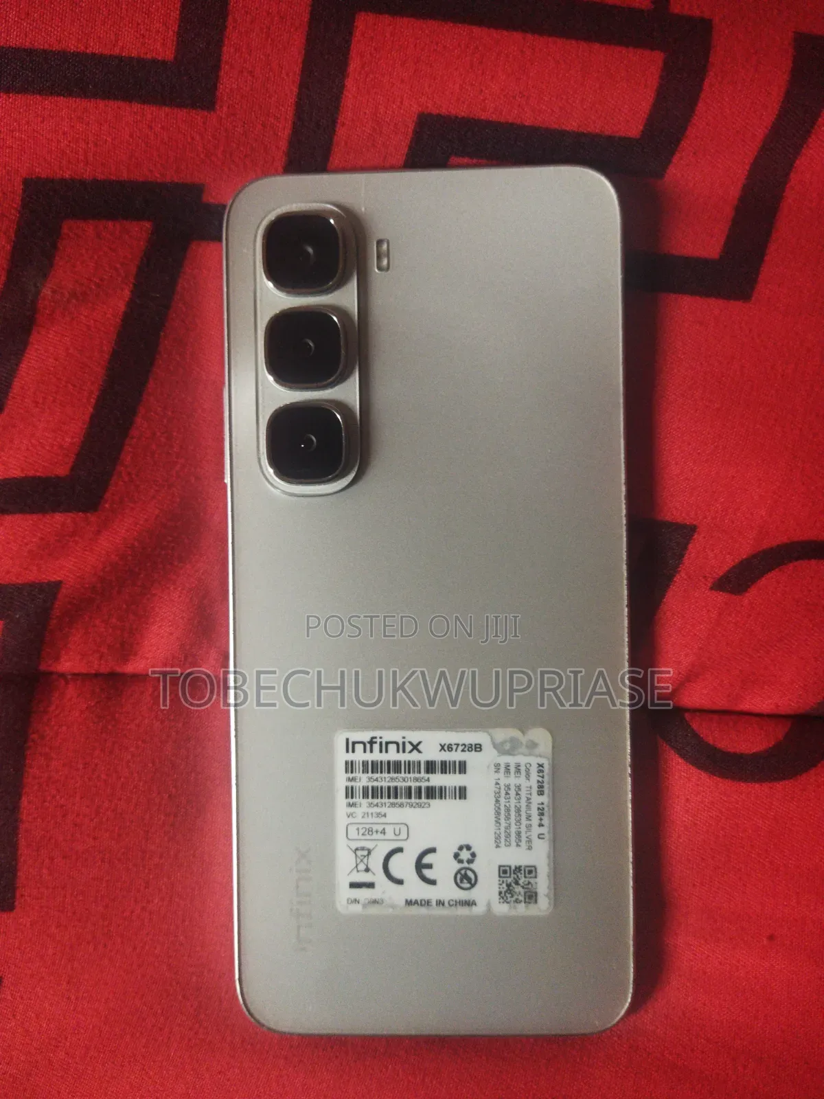 Infinix Hot 60i 128 GB Silver