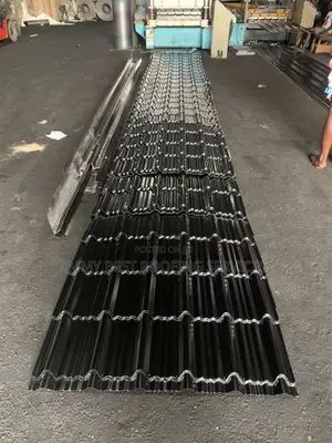 0.55mm Black Steptiles Aluminium Roofing Sheet Original