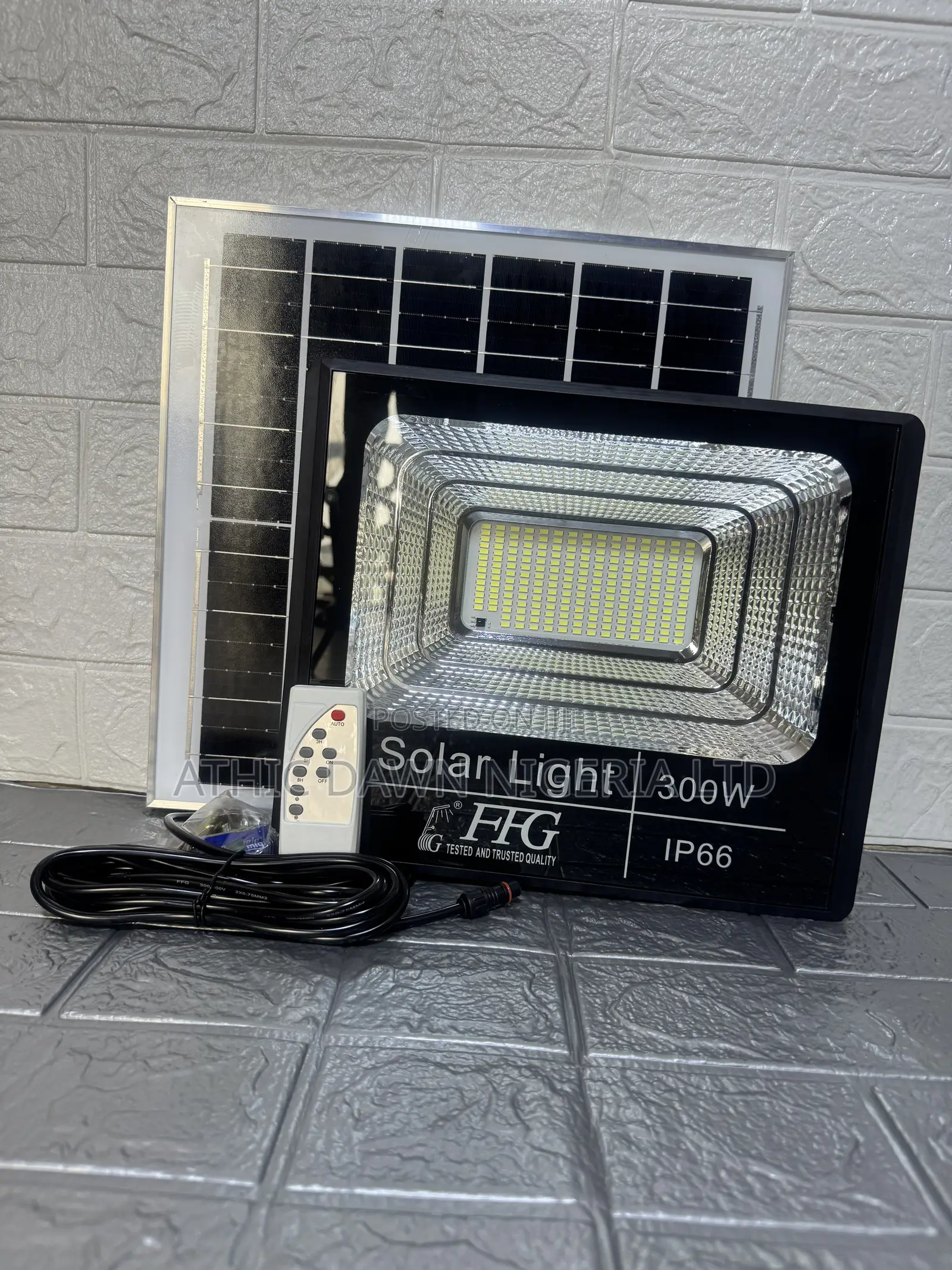 300 Watts Solar Flood Light