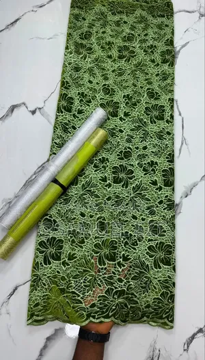 Velvet With Embroidery Lace Made in Dubai