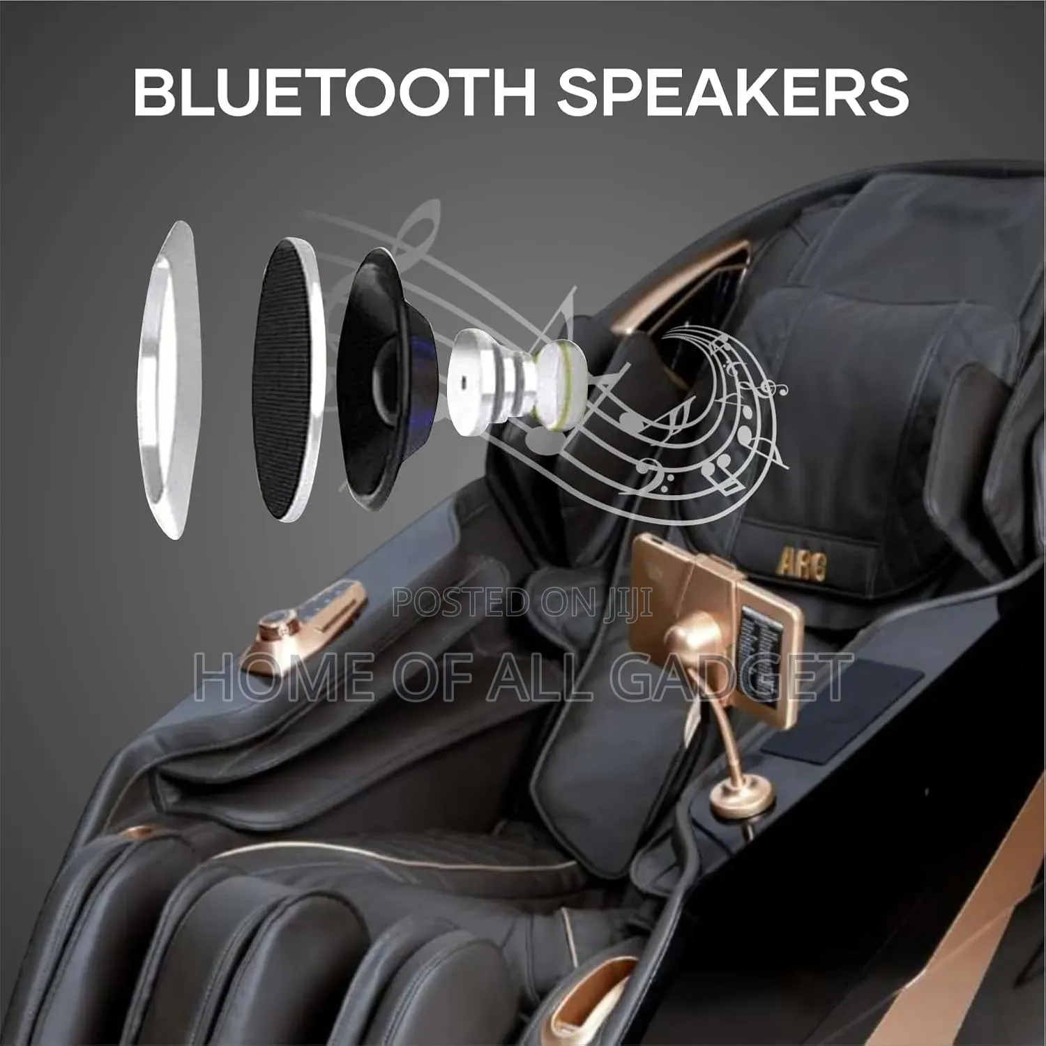 Luxury Full Body 4D SL-Track Zero Gravity With Bluetooth Massage Chair