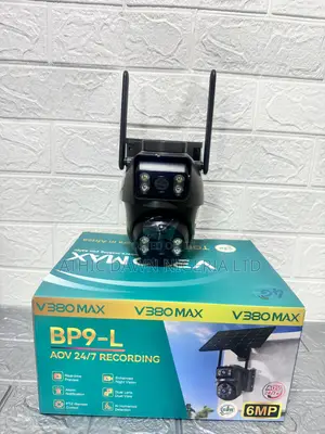 V380 Max Dual Lens Solar CCTV Camera