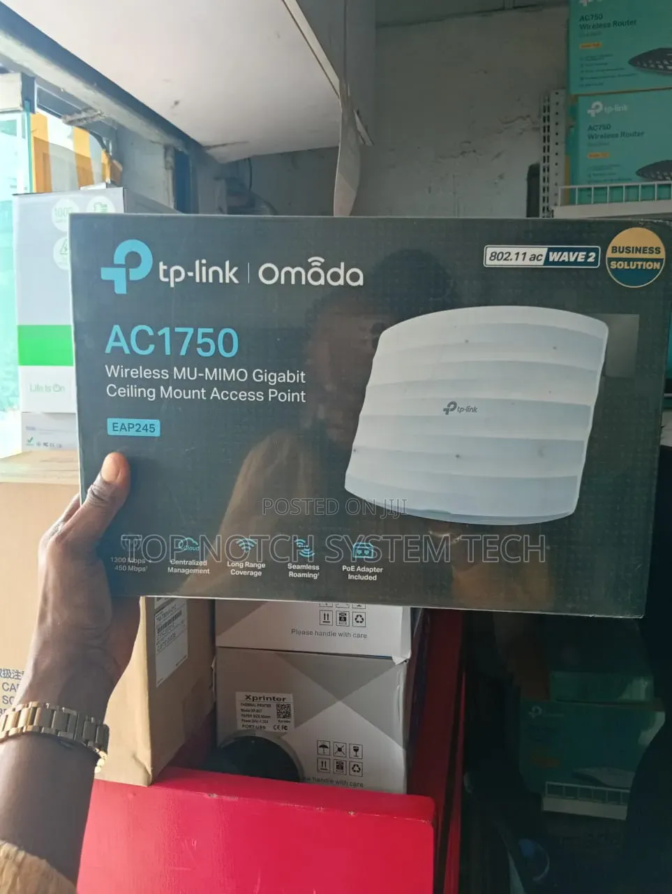 TP-Link Omada EAP245 AC1750 Gigabit Ceiling Mount Access Point