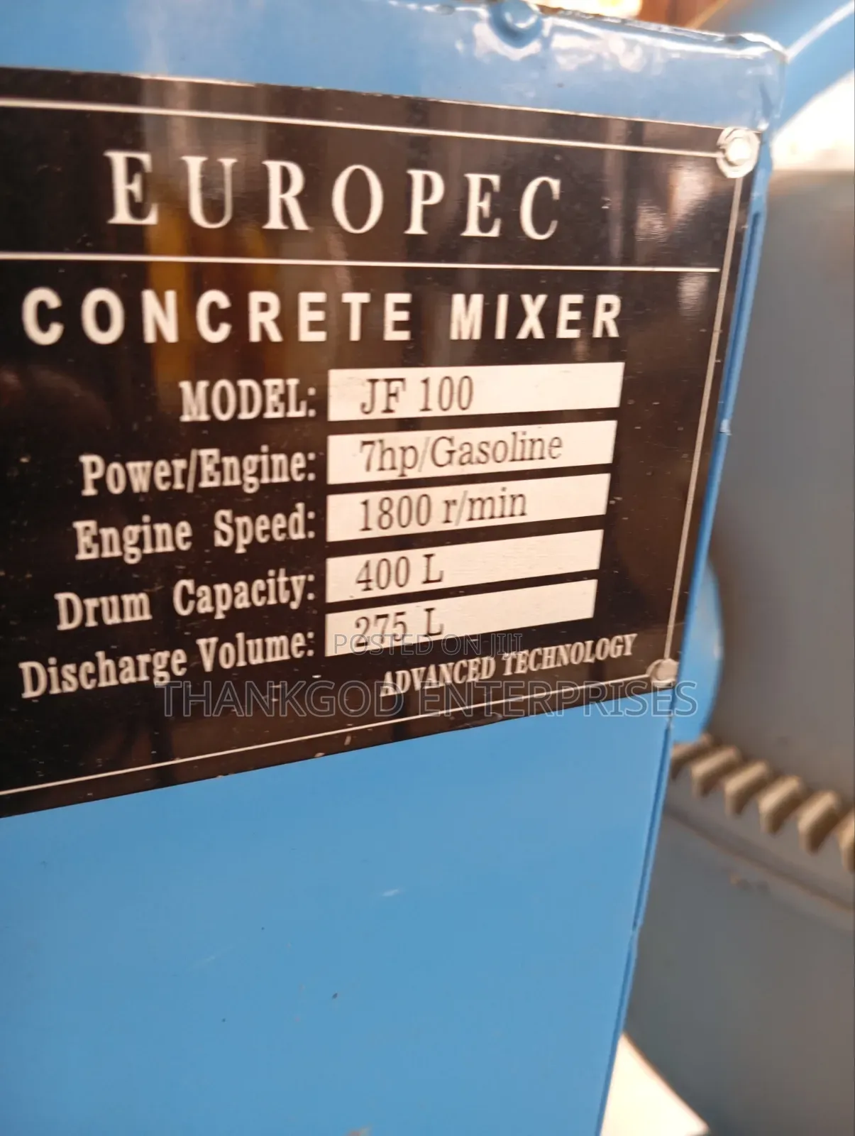 Concrete Mixer Machine 400l