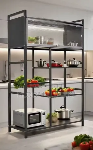 Multi-Tiered Multifunctional Storage Rack With Cover Type A