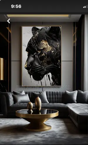 Modern Wall Black Panther Art Decor