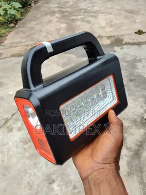 Solar Home Lighting Kit – 4 LED Bulbs + USB Phone Charging