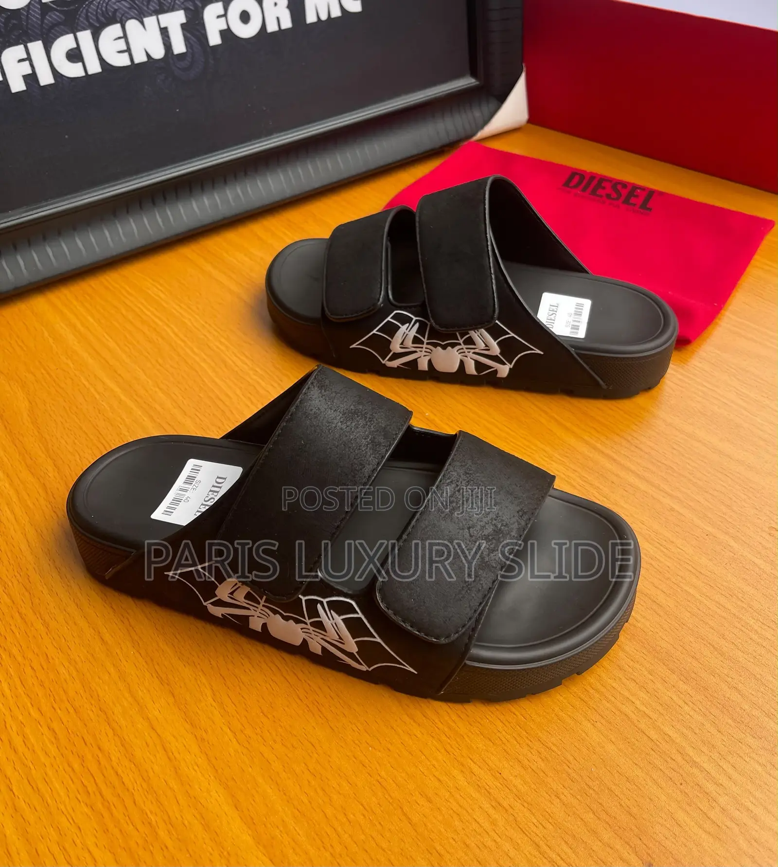 Original PUMA Spider Web Double-Strap Slides/ Luxury Palm Slippers