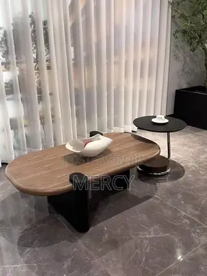 Luxury Wooden Coffee Table and Side Stool
