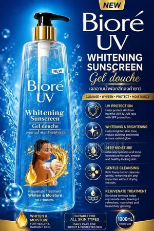Biore UV Whitening Sunscreen Shower Gel