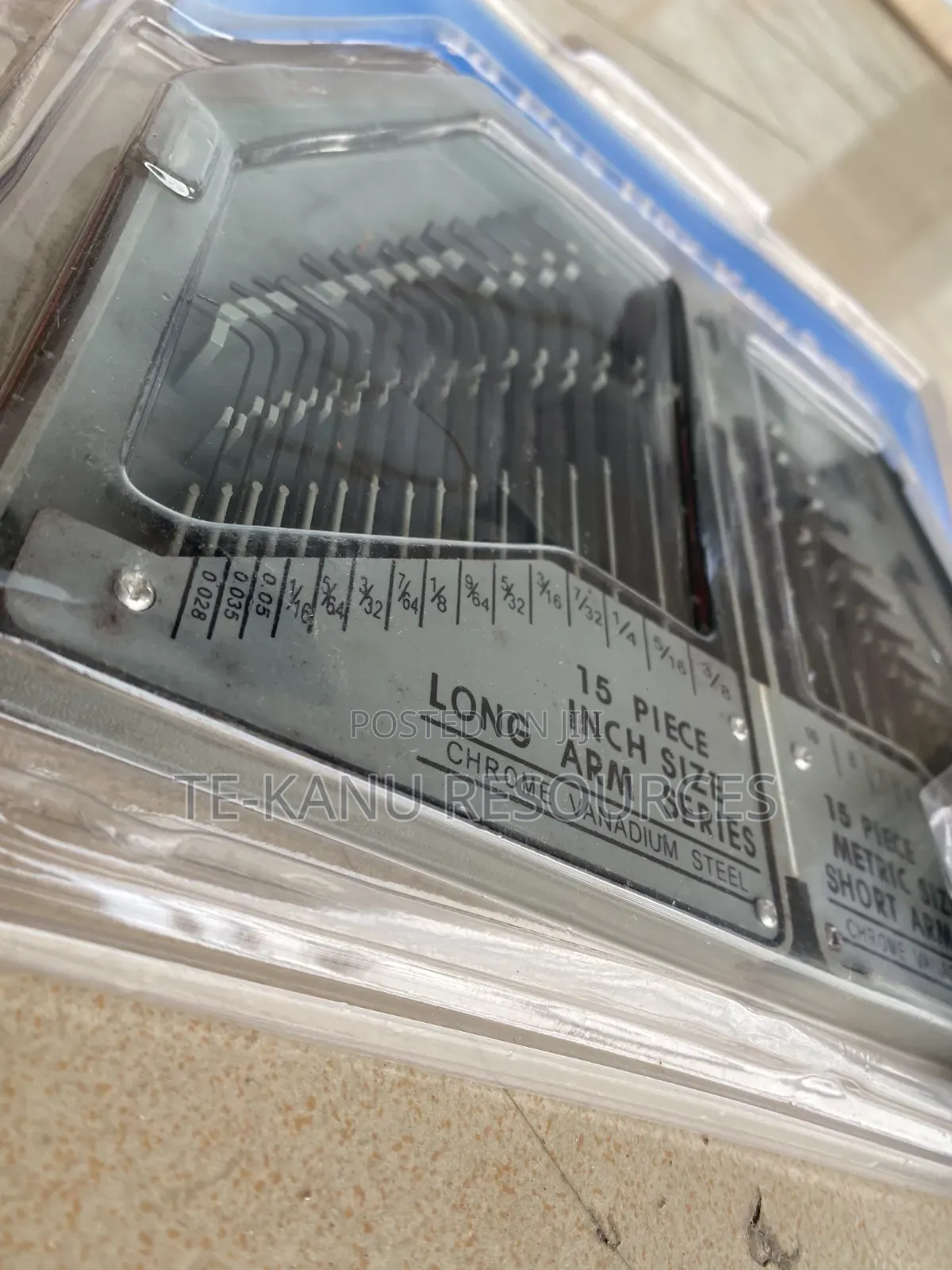 Inch and Metric 30pcs Allen Key Set