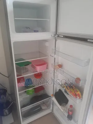 Clean Silver Door Refrigerator Freezing Units