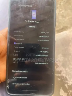 Samsung Galaxy A07 128 GB Black