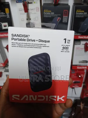 Portable External SSD – 1tb - Up to 600mb/S Read Speed - USB-C -