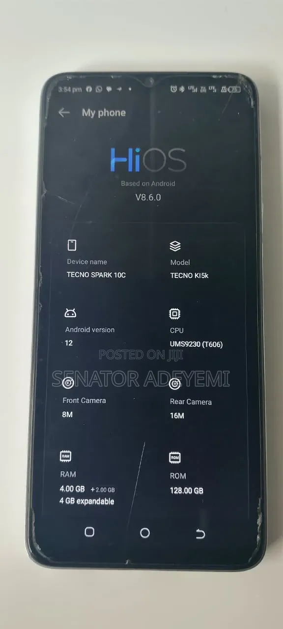 Tecno Spark 10C 128 GB Blue