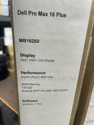 New Laptop Dell Pro Max 16 64GB Intel Core Ultra 9 SSD 1T