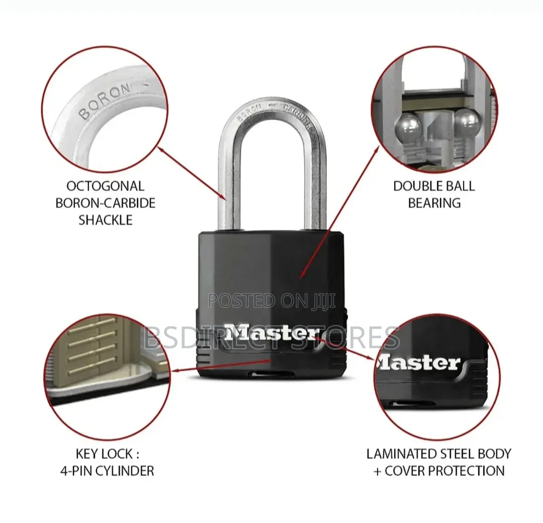 Master Lock Excell Weather Tough 45mm Padlock 4-Pin