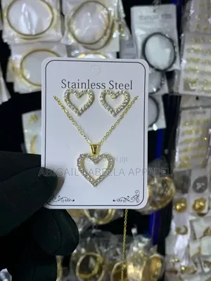 Elegant Heart-Shaped Fashion Jewelry Set 💖