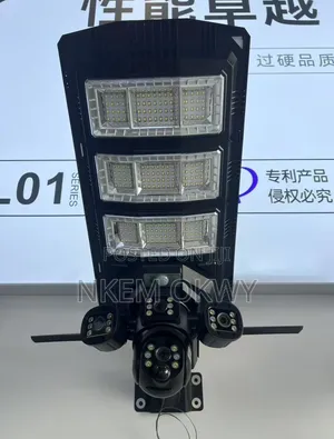 Security Solar Street Light With CCTV Camera