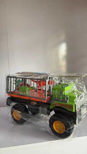 Kids Toy Truck With Dinosaurs