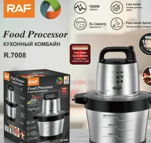 RAF 8L and 6L Multifunctional Food Processor and Yam Pounder (1000W)