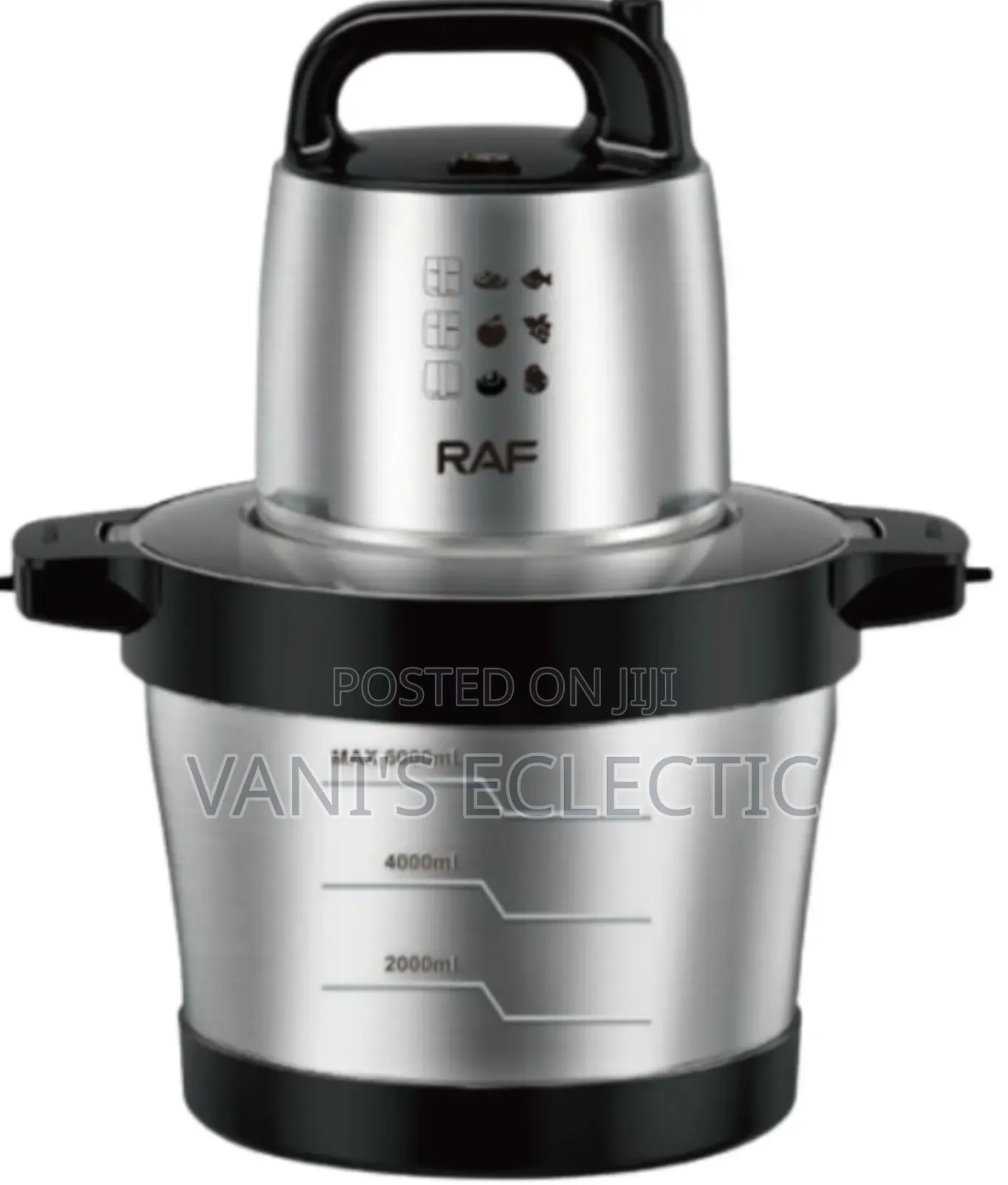 RAF 8L and 6L Multifunctional Food Processor and Yam Pounder (1000W)