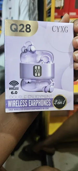 Double Enjoyment Wireless Earphone 2 in 1