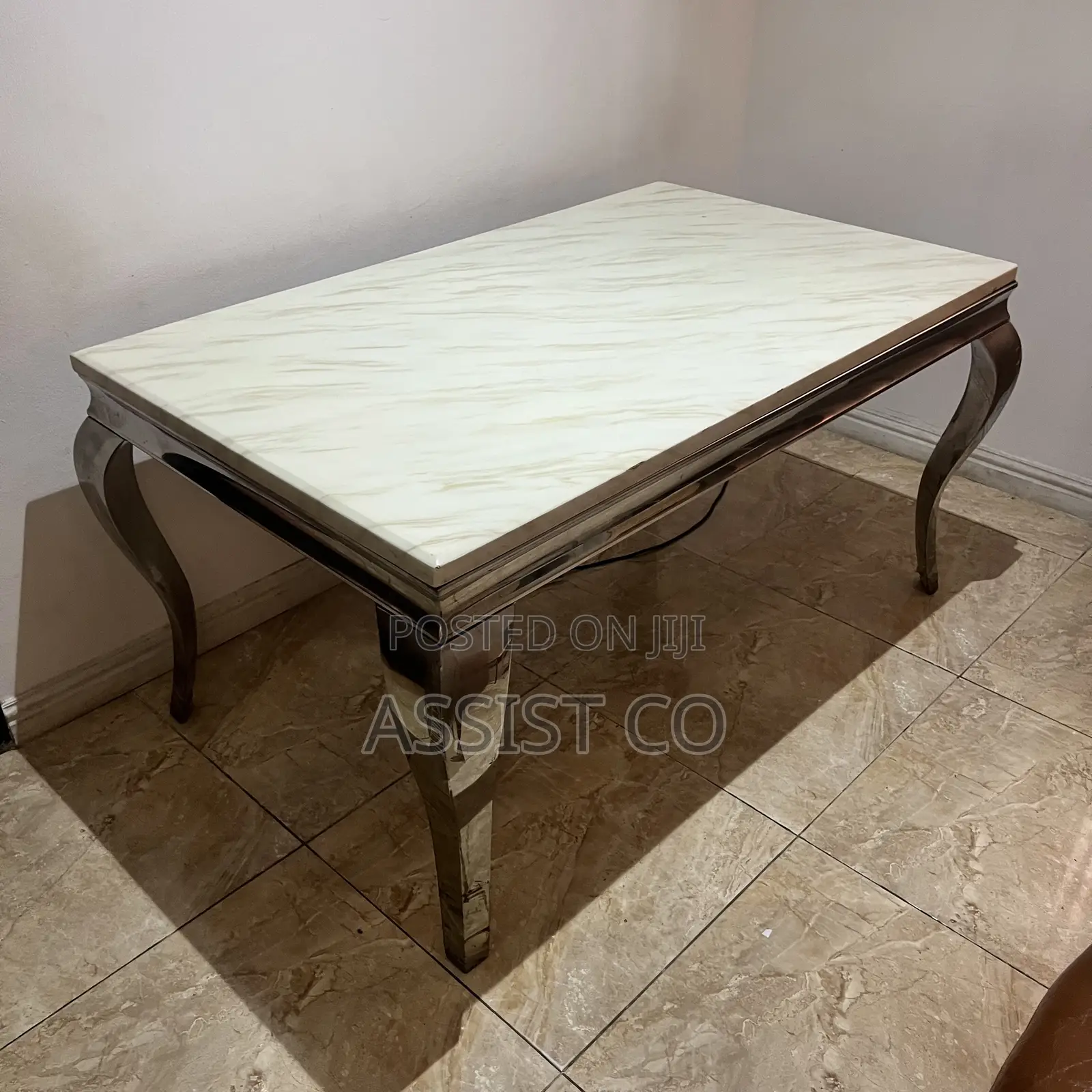 Marble Dinning Table Only Without Chairs