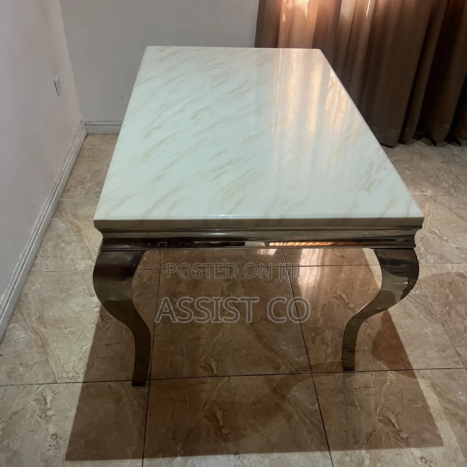 Marble Dinning Table Only Without Chairs