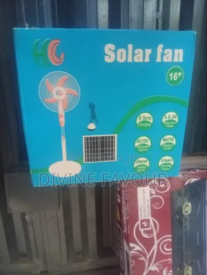 Solar Panel and Rechargeable Fan