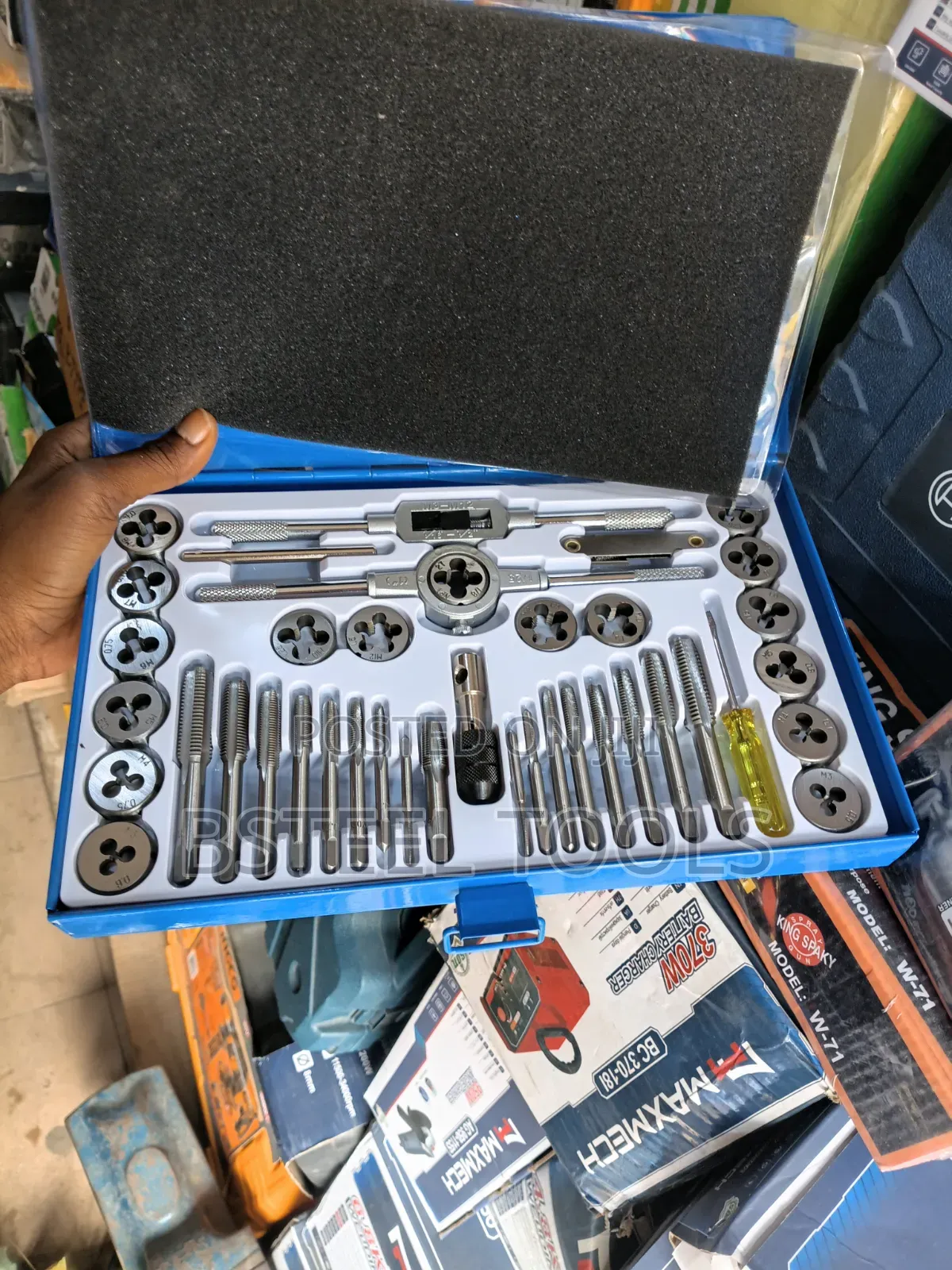 🔧 40pcs Tap & Die Set – Threading Tool Set