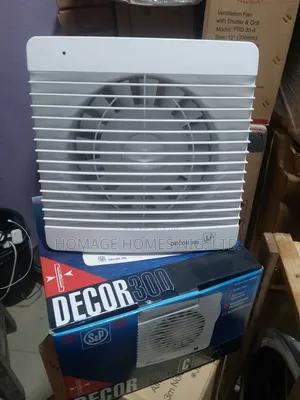 S&p Decor Extractor Fan 300 6"