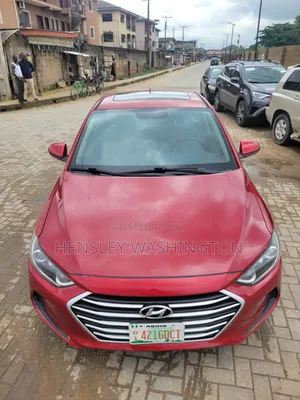 Hyundai Elantra Limited Sedan FWD (2.0L 4cyl 6A) 2017 Red