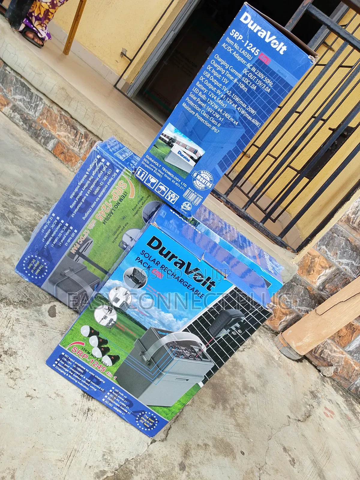 Brand New Duravolt SRP-1245 Multi Function Solar Rechargeable Pack
