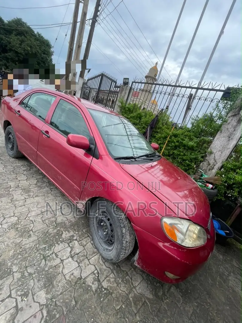 Toyota Corolla 2005 Red