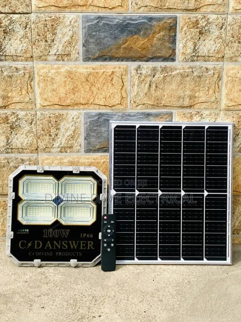 100w Solar Flood Light