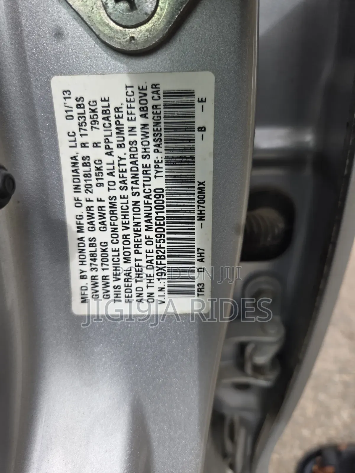 Honda Civic 2013 Silver
