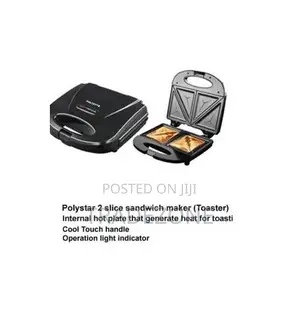 Polystar 2 Slice Triangular Sandwich Maker PV-SWB830B2