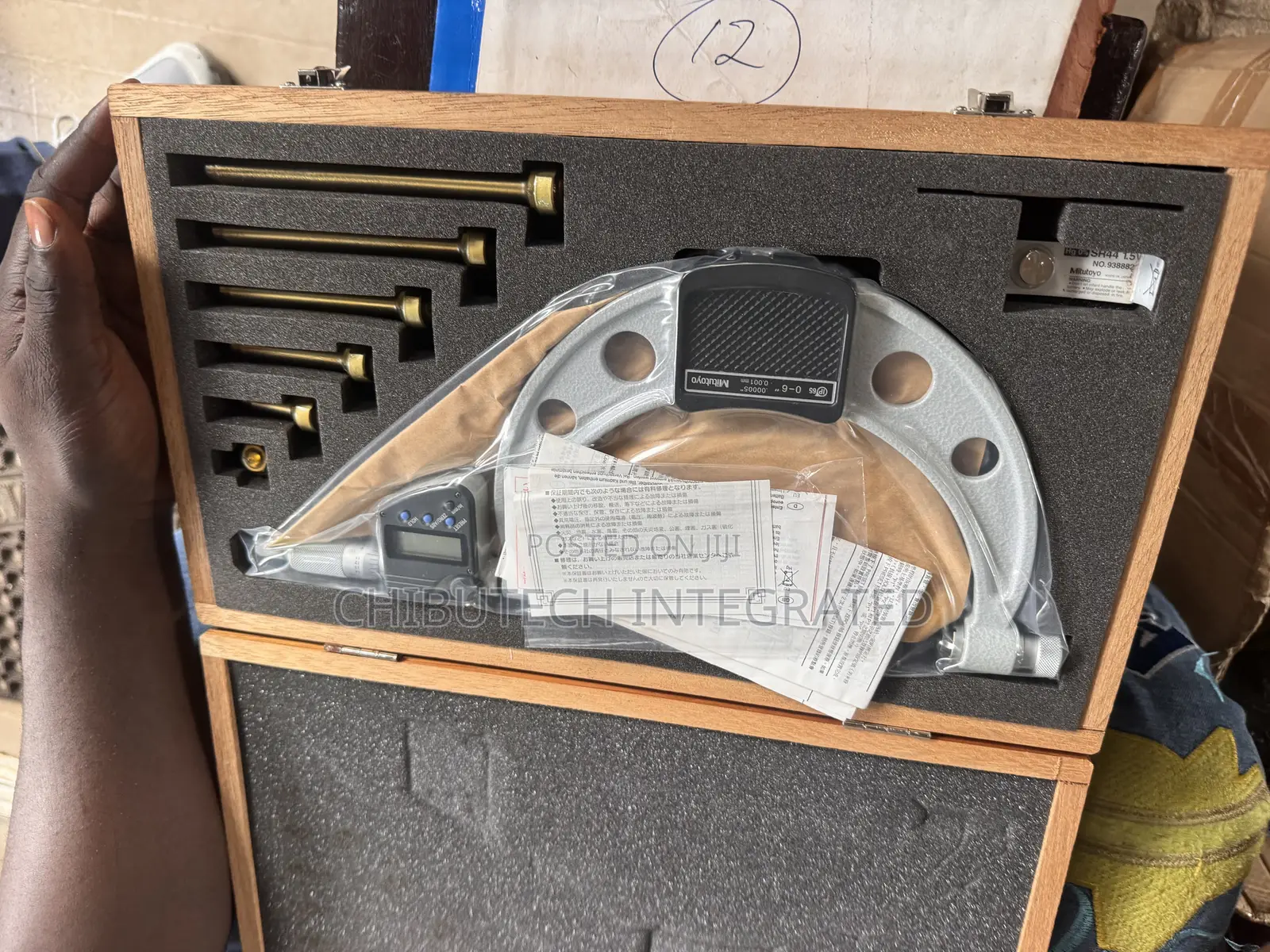 Mitutoyo Digimatic Interchangeable Anvil Outside Micrometer