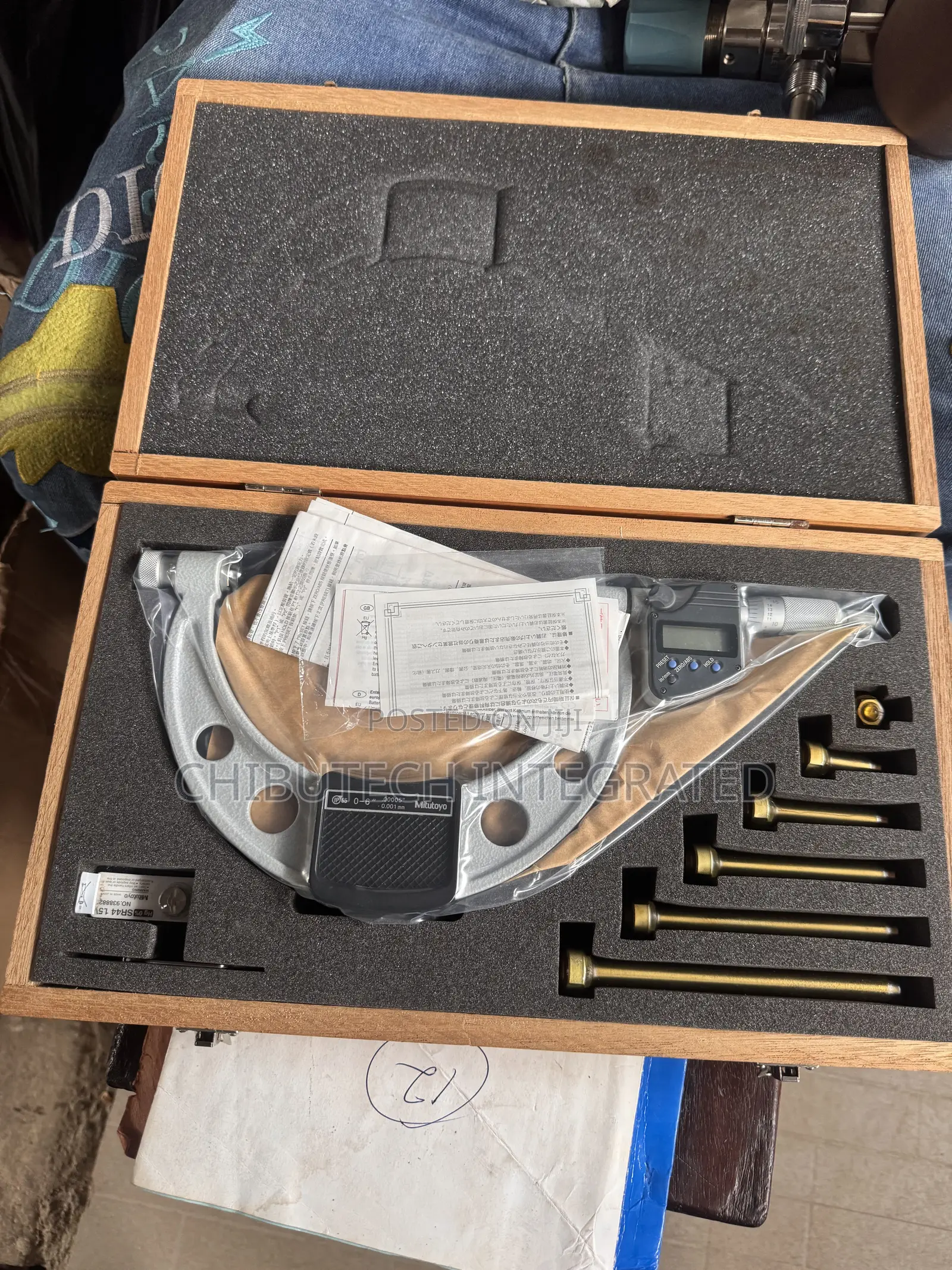 Mitutoyo Digimatic Interchangeable Anvil Outside Micrometer