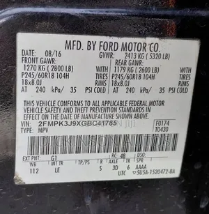 Ford Edge 2017 Black