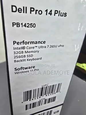 New Laptop Dell Pro Plus 14 32GB Intel Core Ultra 7 SSD 256GB