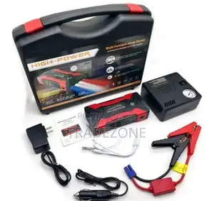 High Power Multi-Purpose Car Jump-Starter With Tyre Pump 99800mAh