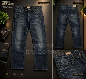 Sleeveless Tee / Denim Cargo Jeans