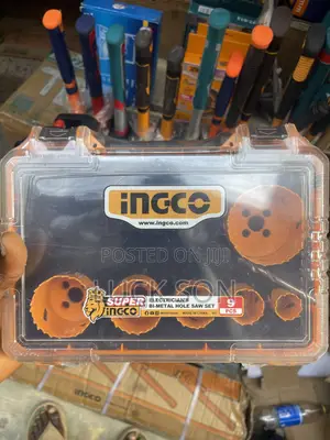9 PCS Ingco Bi Hole Saw Cutter