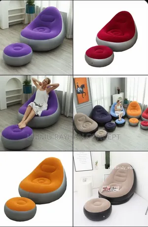 Inflatable Sofa With Stool