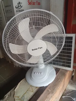 Rechargeable Solar Table Fan With Panel